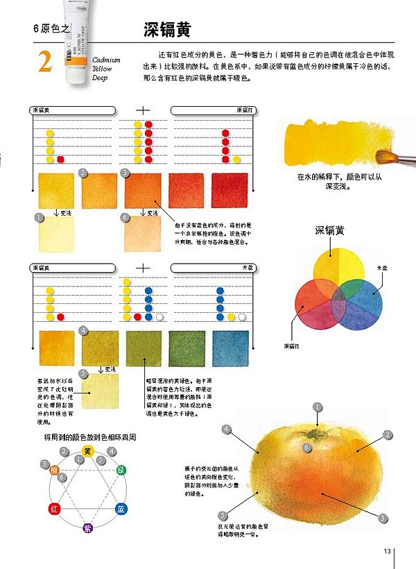 【水彩】《让水彩画达到极致的调色技法：日...