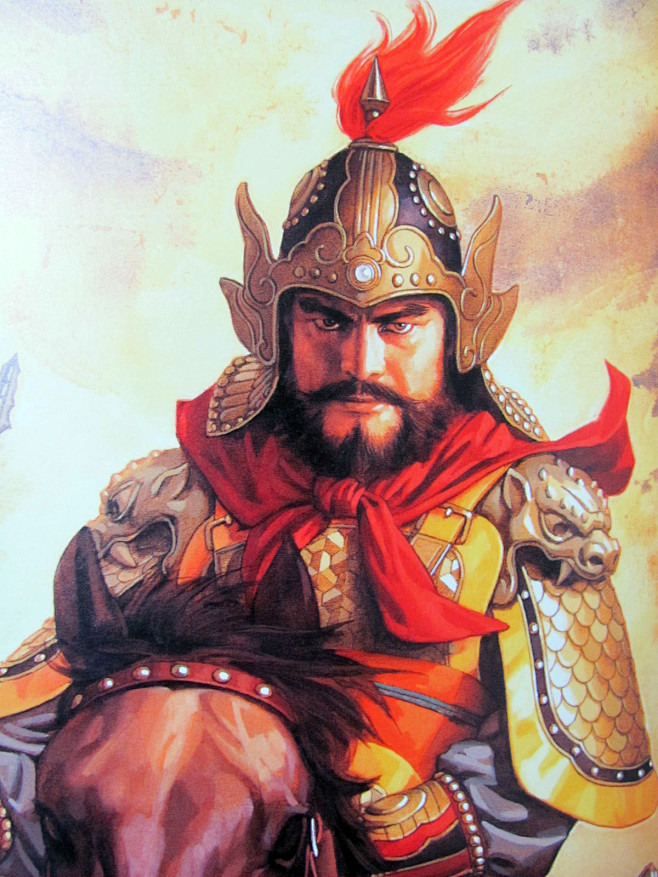 三国志英杰插画集颜良