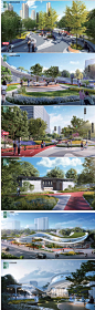 2023街头绿地公园景观方案文本海绵城市街角游园景观设计文本案例