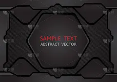 Black color, geometric abstract background, Vector