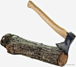 斧头原木原木|原木|斧头|原木木头|原木的椅子|原木房间木门|川岛屋日式和风原木筷子架