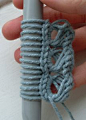 One pinned said: "broomstick crochet tutorial, I did this in the 70's, fast and fun!"