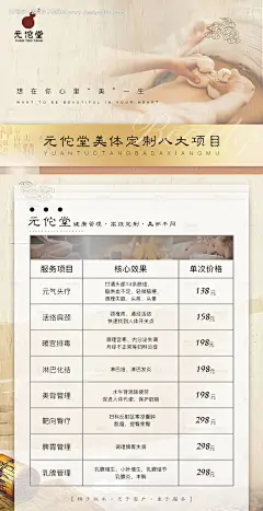源文件下载【养生项目美容院海报】编号：92390025798763294