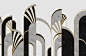 Black, White & Gold Art Deco Wallpaper Mural | Murals Wallpaper : Create a fun & retro interior with this majestic 1920s Gatsby-inspired black white & gold art deco wallpaper mural. Secure Shopping ✔ FAST DELIVERY ✔