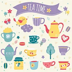 茶具图标  - 源文件下载【酷图网】茶具,茶壶,茶杯,图标,下午茶,茶文化,花茶,英式下午茶,点心,小鸟,小树,icon