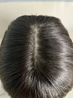 瑞家空气漫画齐刘海假发片女自然头顶补发真发无痕贴片隐形遮白发-tmall.com天猫
