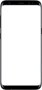 Image of Galaxy S8 withanempty screen