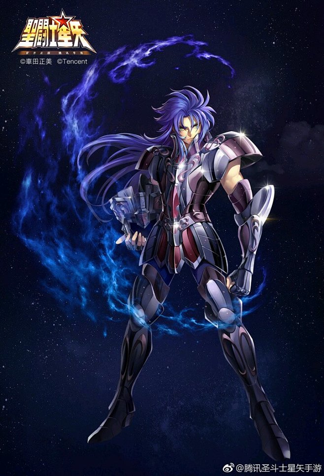 精品图楼～彩铅手绘《圣斗士星矢》系列人物...