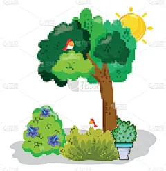 风景,像素化,园林,白昼,自然,部分,计算机,季节,锅,联系