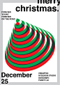 N°设计工作室圣诞主题海报设计 - Arting365 | 中国创意产业第一门户]