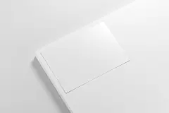 简洁长方体白色名片展示样机