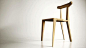 固体橡木制成的雕塑椅子---酷图编号1058649