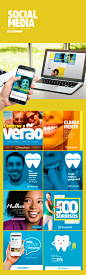 SOCIAL MEDIA | Saudental : Posts e Cards para redes sociais