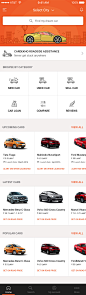 车类买满APP界面主页 
iOS
