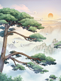 暖暖环游世界换装背景【南山仙韵】