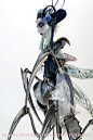 Lady Mantis - Christine Polis: Art Dolls