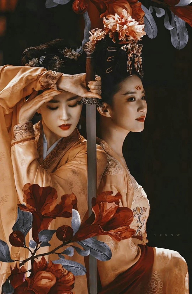 刘亦菲舞剑