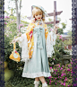 ZJ Story -Plum-leaved Apple- Wa Lolita Haori (printed version)