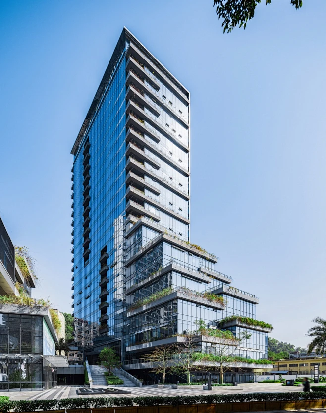 碧桂园凤凰智谷，深圳 / UV独特视野建筑设计有限公司 : 可以呼吸的绿色园区-花瓣网