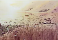 〔 古风水彩插画 〕作者' 鱼俞木 °