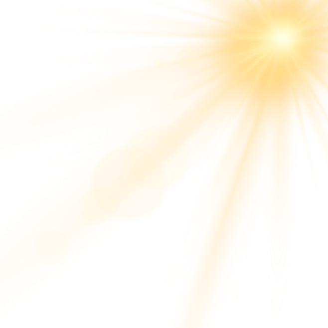 花瓣素材_特效通用黄色太阳光晕元素素材_...
