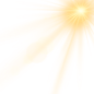 花瓣素材_特效通用黄色太阳光晕元素素材_193444869