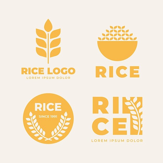 水稻，米饭logo标志矢量图素材图片_logo图标图片素材-花瓣网