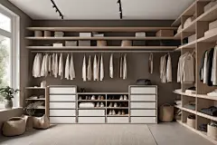 衣柜衣帽间创意摄影图图片