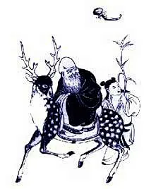 【三星高照】三星，即指福、禄、寿三星。鹿，偶蹄类鹿科哺乳动物，种类很多，在吉祥图案中多指梅花鹿。「鹿」与「禄」同音。禄，古代称官吏的薪给为俸禄，寓财富。蟠桃，泛指西王母所居处之仙桃。「三星高照」寓意幸福、富裕、长寿。