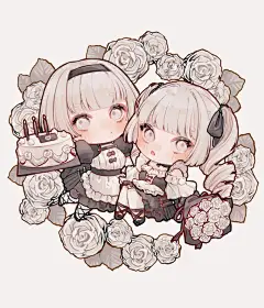 #メイド SD - しいろ的插画 - pixiv