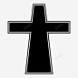 十字架天主教基督教图标高清素材 十字架 基督教 天主教 宗教 教会 耶稣 免抠png 设计图片 免费下载