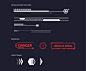 User Interface  - Sci-Fi HUD, Anca Albu : Concept pack for a sci-fi HUD including display boxes, warning messages, gauges and glitch animations