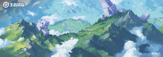 {游戏系列}腾讯 王者荣耀（场景，角色，UI）