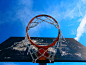 General 2048x1536 basketball sky worm's eye view nets