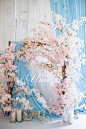 水晶粉+静谧蓝樱花主题婚礼《Rose quartz & Serenity》-来自UME悠米婚禮客照案例 |婚礼时光