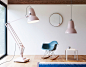 anglepoise scales-up its 1930s desk light with giant lamp collection