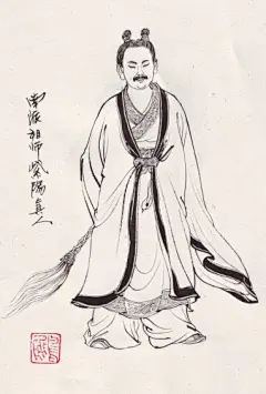 西游记人物线稿 