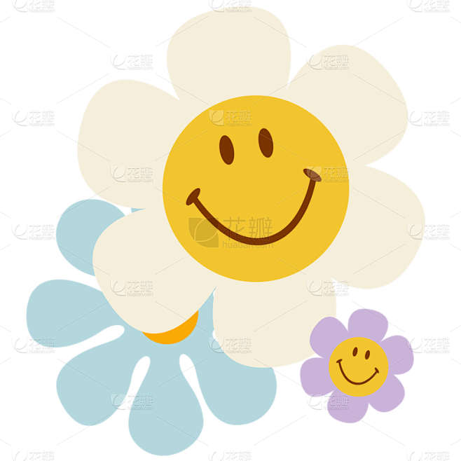 flower-and-smiley-face-sticker
