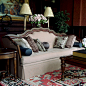 欧式传统古典美式棉麻布艺可拆洗双人沙发别墅样板间家具设计师-淘宝网