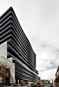 scalloped balconies draw air into the apartments // Lilli Apartments | Elenberg Fraser Architects | Melbourne