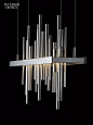 Editors' Picks: 47 Versatile Light Fixtures | Cityscape LED pendant in forged steel and aluminum by Hubbardton Forge. #design #interiordesign #interiordesignmagazine #lighting