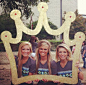 Socials - Use a crown cut out for Bid Day pictures, as part of sisterhood events or at socials in a photo-booth.: 