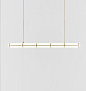 Endless Straight - 5 Units (Brushed Brass) Designed by Jason Miller for Roll & Hill