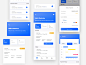 保险app ui .xd素材下载 - 豆皮儿