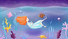手绘海洋插画 【酷图网】海,海洋,海洋插画,海景,天空,浩瀚,蓝色海洋,大海,鲸鱼,海浪,蓝色,海洋背景,海底世界,海洋生物,海洋世界,卡通海洋,意境,唯美,简约,梦幻,创意,手绘,梦境,小清新海报,卡通插画,人物插画,温馨,文艺范,文艺海报,手绘风,浪漫,卡哇伊,治愈系,可爱,梦中世界,卡通女孩,动漫人物,动漫壁纸,
