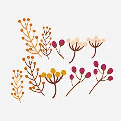 花粉花蕊免抠素材 页面网页 平面电商 创意素材