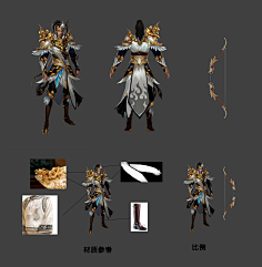 com弓箭手_火熊网1屿你_采集到人设-弓箭手采集弓箭手三视图屿你_采集