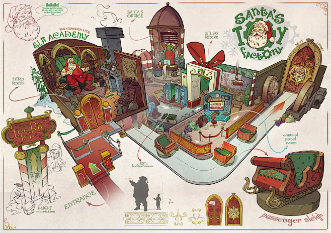 Santa's Toy Factory ...
