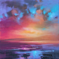 CMY SkyStudy 1 oil painting by scottish landscape artist Scott Naismith