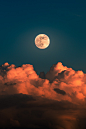 full moon in the sky